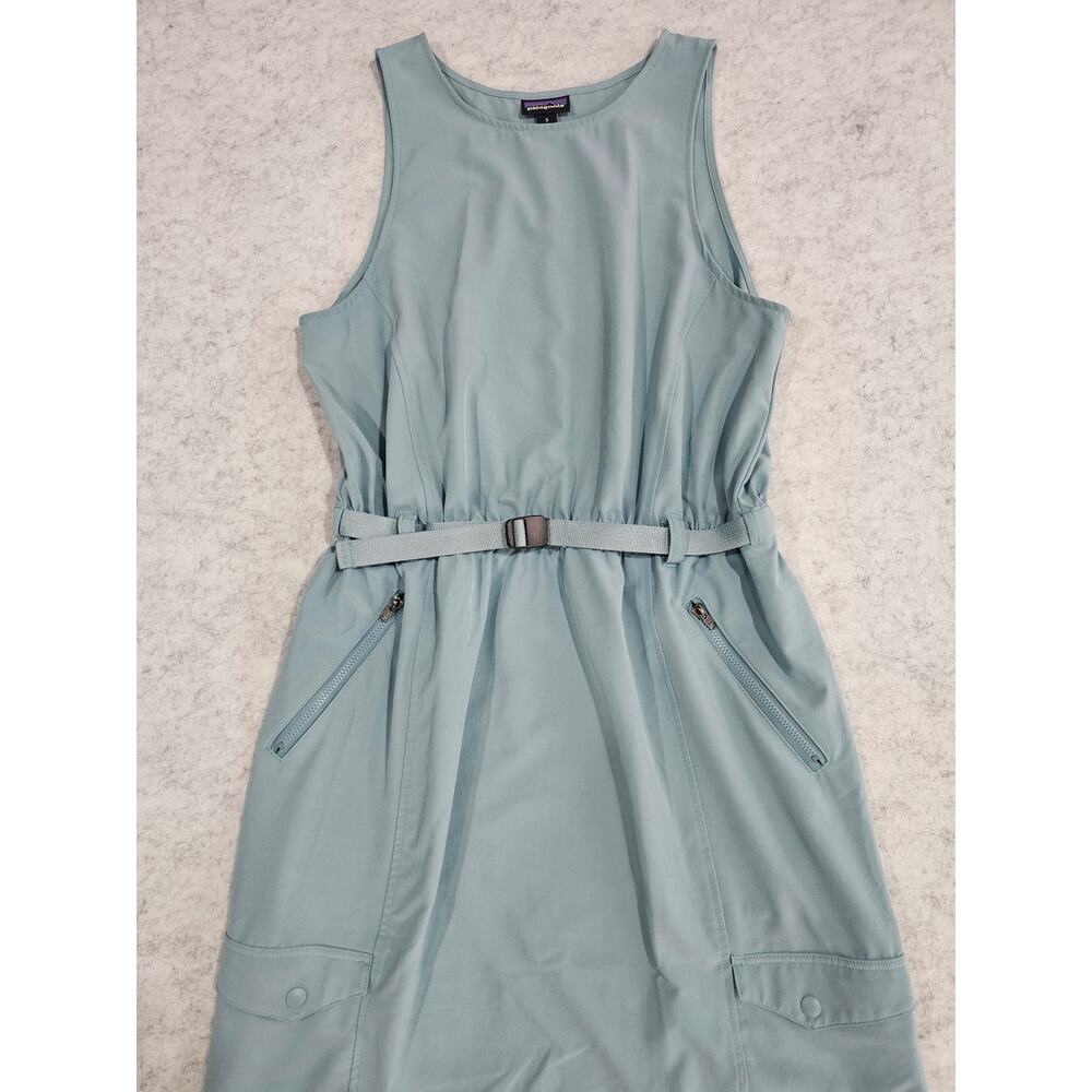 Patagonia®  Fleetwith Belted Dress, Pockets, Water Repellant, Sz S - Picture 9 of 9